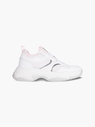 Calvin Klein Cipők HU050130 | Calvin Klein Chunky Női Sportcipő Világos Fehér